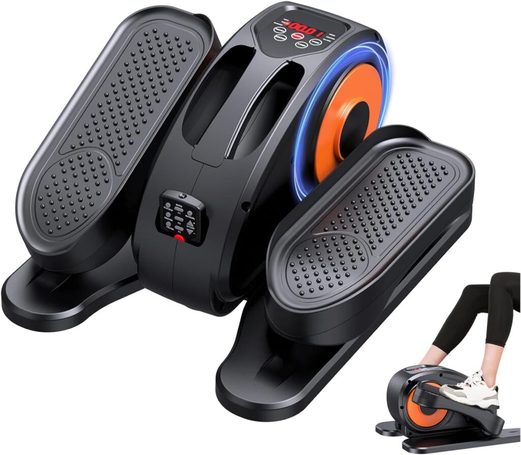 Under Desk Elliptical, Electric Seated Pedal Exerciser
